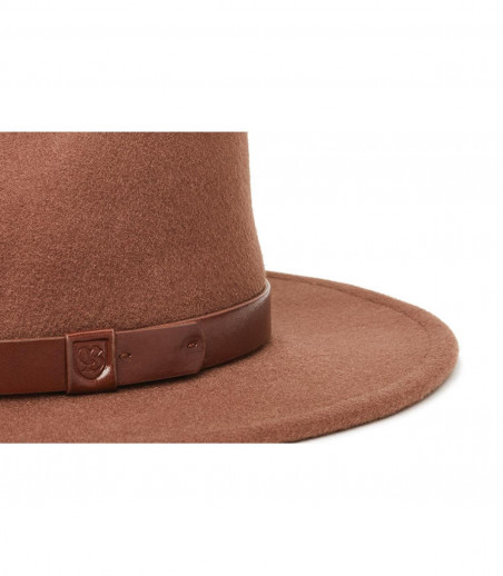 brown felt hat